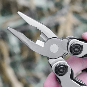 Mini Multifunctional Stainless Steel Folding Pliers Outdoor Travel Survival <b>Multi</b> <b>Tool</b> Plier Knife for <b>Camping</b> and Hiking <b>Tools</b> - Product Image 5