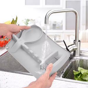 <b>Kitchen</b> Spatula <b>Silicone</b> Storage Rack Home <b>Kitchen</b> Multi-function Sustainable Soup Spoon Pot Cover Pad Tableware Tray - Product Image 2
