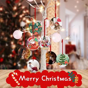 Occasional DIY High Quality Environment-Friendly Waterproof Shatterproof Xmas Decoration Blank Personalized <b>Christmas</b> Ornaments - Product Image 4