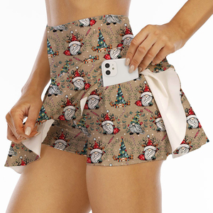 Nordic Kabouters Sportrok Kerst Schattige Mini Fitness Hardlopen Tenniskleding Ademende Yoga Korte Skort - Product Image 6