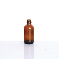 Bouteille en verre cylindrique mat ambre brun sur mesure en gros pour huiles essentielles, flacon cosmétique et emballage chimique, 15 x 480 ml
