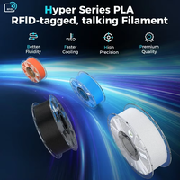 3 Buah/Set Filamen Creality Hyper PLA RFID 1.75Mm 1KG, Filamen Penggunaan Yang Kuat & Lebih Aman, Cetak Dengan Sebagian Besar Printer 3D 3KG