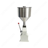 Machine de dosage et de remplissage de liquide à piston manuel de type bureau HY-A03