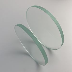 <span class=keywords><strong>Mareal</strong></span> Verre trempé rond de 2mm, 3mm, 4mm d'épaisseur avec impression sur soie noire pour éclairage et appareil photo à usage industriel et de cuisine - Product Image 5