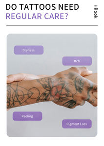 Serum Aftercare tato bebas minyak bumi & pelembap untuk perawatan tato segar Serum perbaikan kulit tato perlengkapan perawatan kulit - Product Image 5