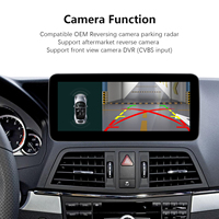 Écran tactile capacitif 10,25'' 1920*720, récepteur GPS CarPlay sans fil intégré, Mirror Link, 1 an de garantie, Mercedes Benz Classe GLK X204