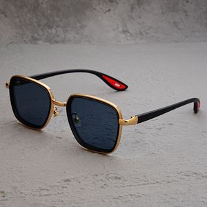 Lunettes de soleil sport tendance pour hommes, monture carrée, protection UV400, verres PC, monture intégrale, sans correction, haute qualité, couleur verte - Product Image 2