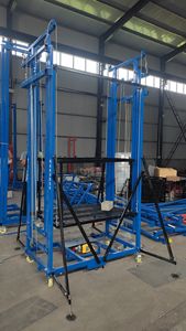 Meja Angkat Hidrolik Lipat Otomatis Portabel dengan Remote Control, Konstruksi Baja, untuk Pekerjaan Mobile - Product Image 3