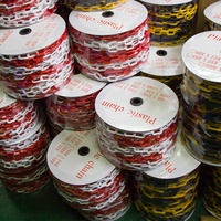 Chaîne de barrière en plastique d'avertissement de trafic de PE de 6mm pour le produit de chaussée de sécurité routière