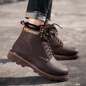 Bottes d'outils pour hommes Bottes Martin Bottes à la cheville Bottes de travail et de sécurité <span class=keywords><strong>Chukka</strong></span> Randonnée et trekking Cuir Haut mi-haut à lacets Coton - Product Image 6