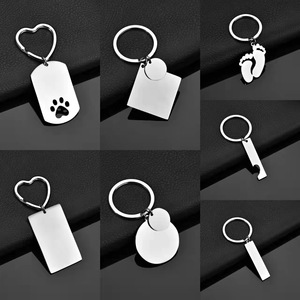 Porte-clés en acier inoxydable minimaliste, design <span class=keywords><strong>anime</strong></span> gravé, style dessin animé, pendentif puzzle <span class=keywords><strong>couple</strong></span>, étanche, pour anniversaire - Product Image 5