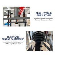 Machine d'essai d'impact dynamique pour tapis de course, testeur de durabilité aux chocs pour tapis de course, équipement d'essai d'endurance aux chocs pour tapis de fitness