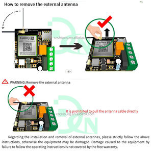 Controlador de Apertura de Portones para Villa con <span class=keywords><strong>Antena</strong></span> Externa PCB Integrada y Relé GSM CY306 Mini 2G/4G Directo de Fábrica - Product Image 5