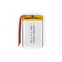 Batterie Lipo rechargeable QS603760 1000mAh 3.7V, batterie lithium polymère, pochette avec connecteur JST et PCM
