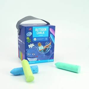 Craie géante lavable personnalisée en gros, outil pour enseignants, craie pour tableau noir scolaire avec les meilleures couleurs vives lavables - Product Image 4