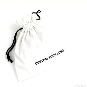 Sac à chaussures en toile de coton avec cordon de serrage, réutilisable, respirant et prêt pour logo personnalisé – Vente en gros - Product Image 5