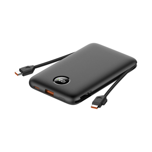 Batería Externa 2026 con Cable, Precio de Fábrica, Batería Externa Tipo Tarjeta de Crédito de 10000 mAh con Dos Cables Integrados para Todos los Teléfonos - Product Image 3