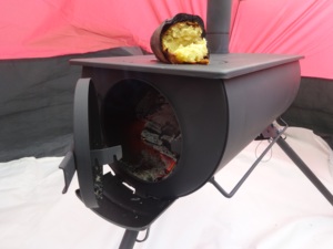 Portable Tent <b>Stove</b> High Quality Modern Design Freestanding Installation for Modern Camping - Product Image 2