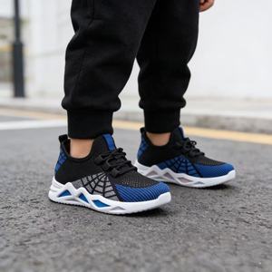 Zapatos Deportivos Casuales para Niños, Transpirables, con Diseño de Telaraña, Tejido de Malla, Cómodos, con Suela Suave, para Primavera y Otoño - Product Image 5