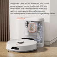 Robot aspirateur multifonctionnel 3 en 1 avec navigation LiDAR, serpillière électrique et aspiration de 4000 Pa pour la maison