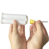 Embout de mélange époxy plastique jetable personnalisé Embout de mélangeur statique adhésif AB