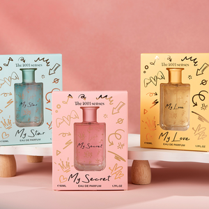 <span class=keywords><strong>Perfume</strong></span> recién llegado de 50 ml, fragancia líquida con caja de papel, perfumes para mujer - Product Image 6