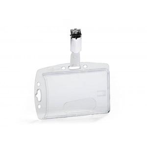 DURABLE - 8005-19 Porte-badge fermé avec clip pour 1 carte (multi-pack) - EAN 4005546800288 BADGES BADGE HOLDERS - Product Image 1