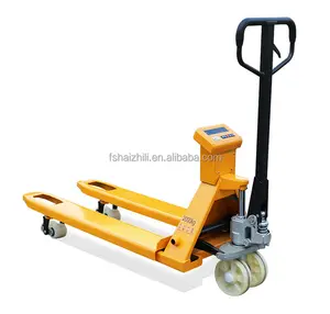 Trọng lượng Quy mô tay xe tải Pallet của nhãn hiệu thủy lực xe tải Pallet với quy mô