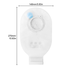 Bolsas de Colostomía Zodelo OEM de Dos Piezas, Económicas, Opacas, 10 Unidades por Caja, para Hospital y <span class=keywords><strong>Farmacia</strong></span> - Product Image 2