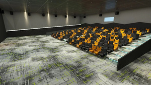 Thảm Nhà cung cấp tùy chỉnh thiết kế sang trọng rạp chiếu phim tại nhà nhà Rạp giá rẻ tường để tường cinemawool và <span class=keywords><strong>nylon</strong></span> in thảm - Product Image 6