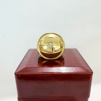 Cincin Kejuaraan Warriors 1956 NB Model Baja Paduan Berkualitas Tinggi Hadiah Acara Olahraga Pria Perhiasan Fashion Emas