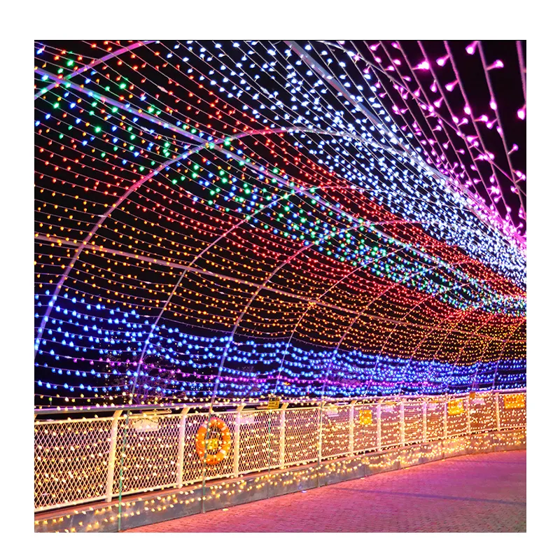 2023 Waterproof led String Solar Lights Full Star Outdoor Camping Christmas decorations Garden