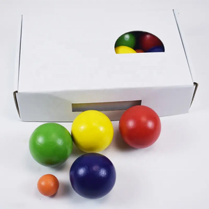 Giocattoli da giardino <span class=keywords><strong>gioco</strong></span> 8 pz Bocce <span class=keywords><strong>gioco</strong></span> Bocce in legno <span class=keywords><strong>Boccia</strong></span> Set - Product Image 2