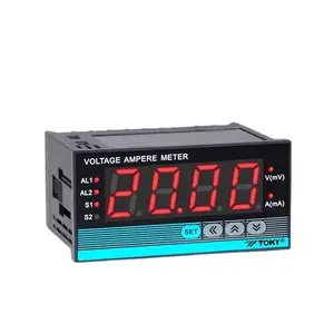 High Quality 4 Digits Digital Display Electronic Panel Meter Multifunctional Ampere Voltage Meters