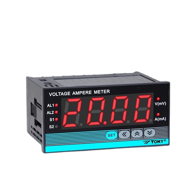 High Quality 4-Digit Digital Display Electronic Panel Meter Multifunctional Ampere Voltage Meter High End Product Category