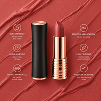 Rouge à lèvres cosmétique en velours mat, haute pigmentation, longue tenue, lisse, étiquette privée, logo personnalisé, vente en gros pour les marques de beauté