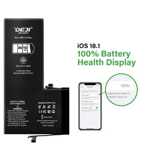 <span class=keywords><strong>แบ</strong></span><span class=keywords><strong>ต</strong></span>เตอรี่สำรอง OEM สำหรับโทรศัพท์มือถือ 11 Pro <span class=keywords><strong>แบ</strong></span>บ Zero Cycle พร้อมระบบป้องกัน IC คู่ แข็งแรง ได้รับการรับรอง PSE มีสินค้าในสต็อก - Product Image 1