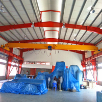Grúas Puente Monoviga de 3t para Almacén, Modelo Underslung, Precio de Grúas de Taller con Ruedas