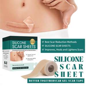 Rouleau de gel cicatrisant en silicone 4cm*1.5m OEM Étiquette privée Médical Doux Plat Atténuation des cicatrices chéloïdes - Product Image 4