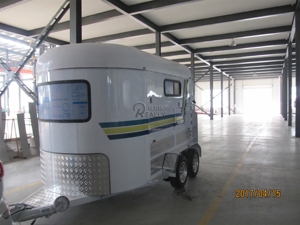 مقطورة صينية <span class=keywords><strong>2</strong></span> مقطورة قياسية في أستراليا عربة تحميل حصان مع معدات - Product Image 3