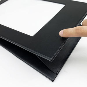 Support de table numérique noir de haute qualité A6 A5 avec éclairage LED, menus lumineux sur 2 côtés, support de menu LED rechargeable - Product Image 3