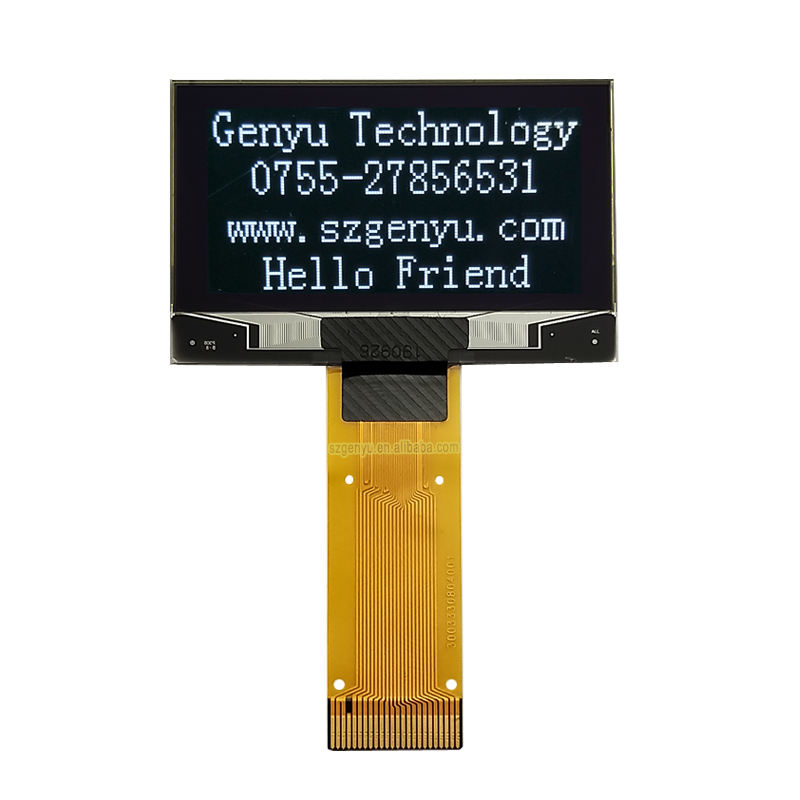 oled 128x64 White screen Custom FPC 24 pin 1.54 inch oled Display Without Backlight