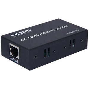 4K Extender with <strong>Transmitter</strong> <strong>and</strong> <strong>Receiver</strong> 120M Range Metal Adaptor 5V Input for Video Display - Product Image 6