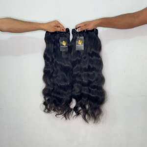 Unprocessed Wholesale Wavy straight Hair Vendors,Brazilian Curly raw human hair, Virgin Curly Raw Deepwave hair <b>bundles</b> - Product Image 1