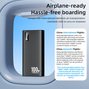 Produits les plus vendus <span class=keywords><strong>2023</strong></span> Chargeur <span class=keywords><strong>portable</strong></span> à charge rapide Rohs Mobile 30000mah Pd Powerbank 20000mah 100w Power Bank pour ordinateur <span class=keywords><strong>portable</strong></span> - Product Image 5