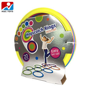 Giochi di Salto e Anelli con Anelli Colorati e Tessuto per Fissare gli Anelli, Giocattoli Educativi Sportivi per Bambini - Product Image 5