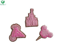 Patchs en chenille thermocollants ou à coudre personnalisés de haute qualité, brodés de sequins, patchs en tissu éponge mignons et scintillants pour la décoration de chapeaux, vente en gros