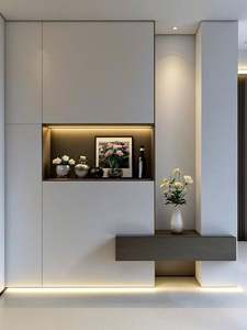 Contemporary Modern Design Wood Panel <b>Wardrobe</b> by Huipinju 5-Year Warranty for Home Bedroom Dining Living Room School Furniture - Product Image 3