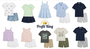 Conjunto de Ropa Casual de Verano para Niños, Camiseta de Manga Corta y Pantalones Cortos de Algodón, 2 Piezas, para Niños y Niñas, Envío Aleatorio al por Mayor - Product Image 1