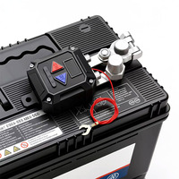 Interruptor de Desconexión de Batería de Coche de 12V con Control Remoto, Interruptor de Corte Automático con Monitor de Detección de Batería